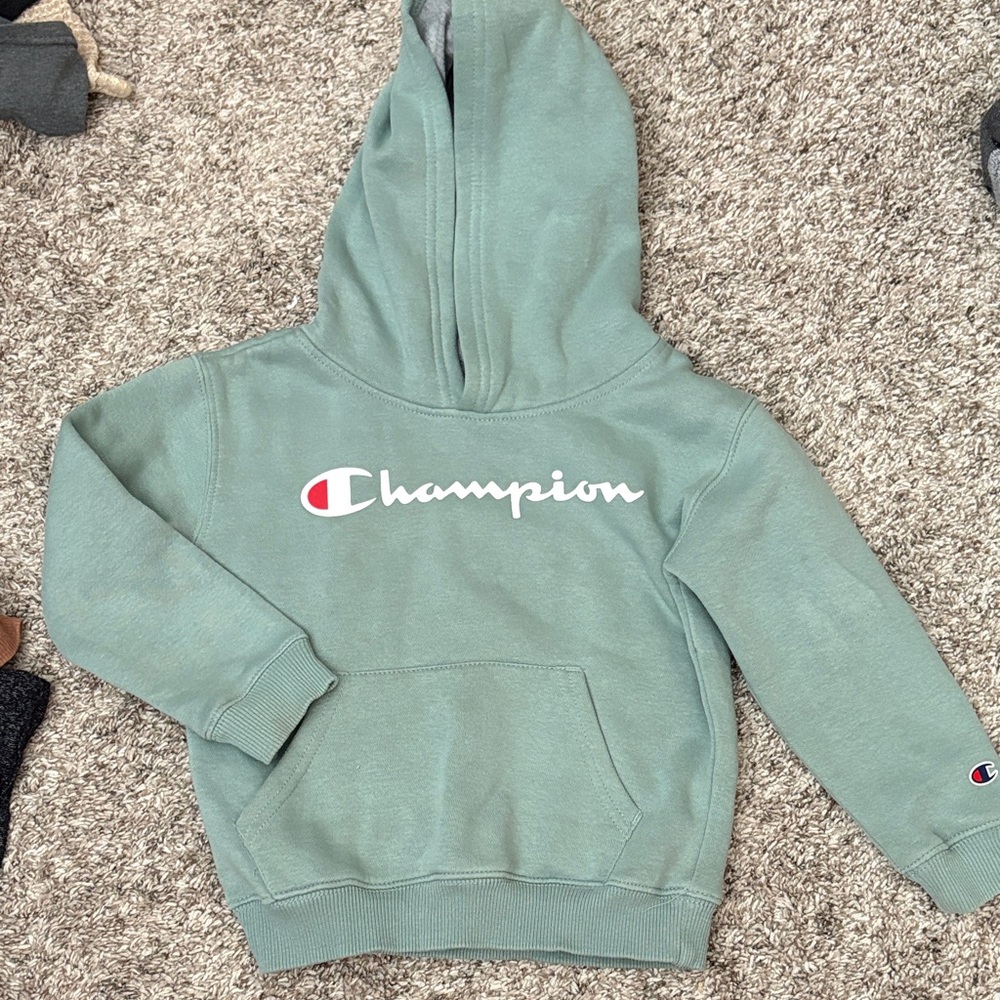 Champion Kids' Mint Green Hoodie